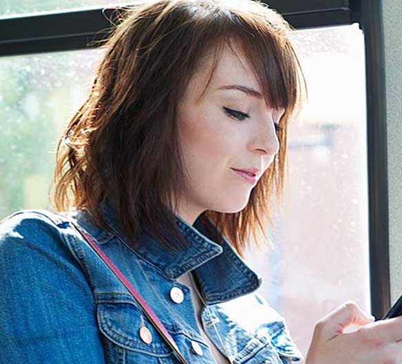 Women on bus